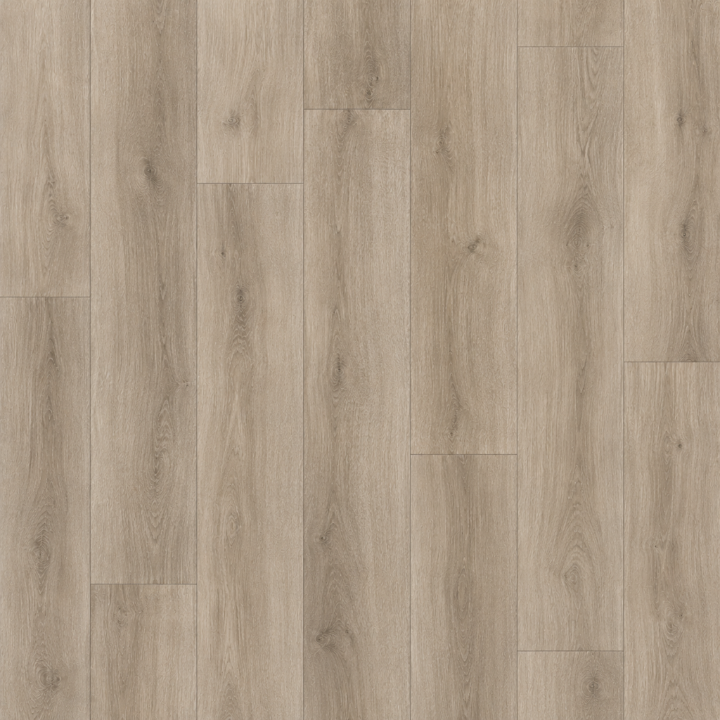 Luxury vinyl flooring finish sample in natural wood color